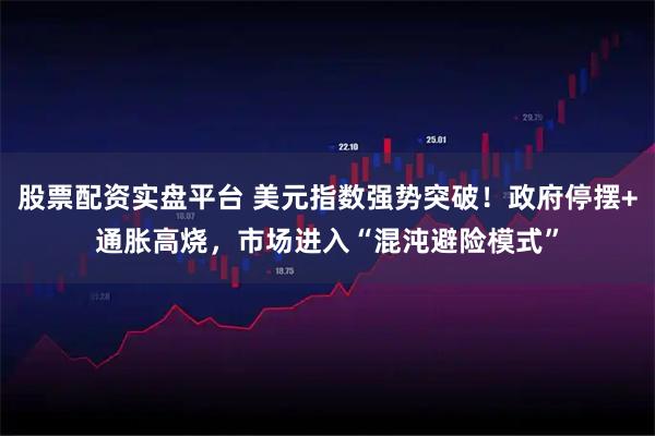 股票配资实盘平台 美元指数强势突破！政府停摆+通胀高烧，市场进入“混沌避险模式”